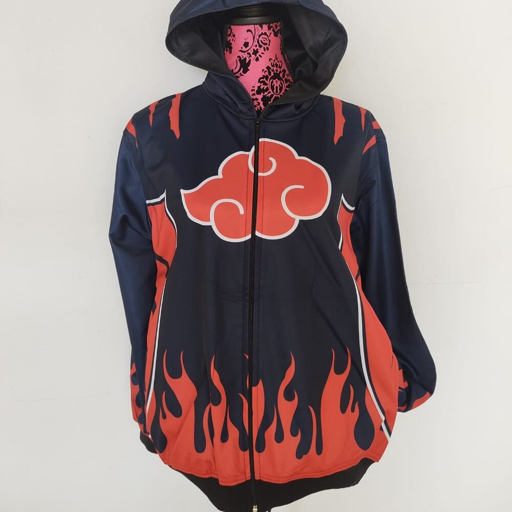 NEW anime Akatsuki  fire Naruto Shippuden sweatshirt Unisex
